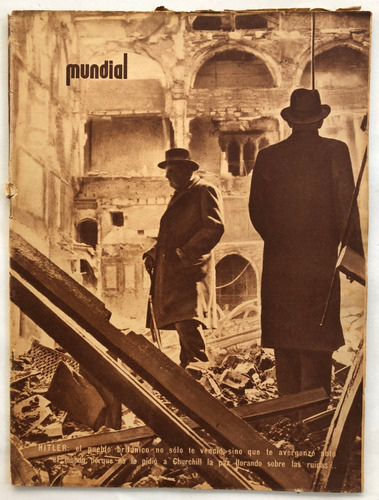 Revista Mundial N° 16 Segunda Guerra Mundial Churchill 1941