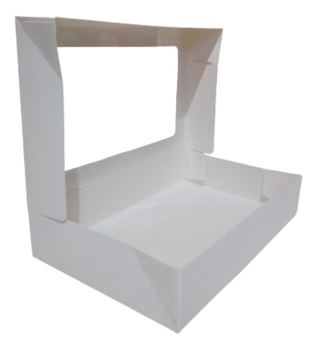 Caja Para Alfajores Con Visor Pack X 10