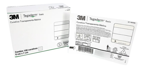 Curativo Tegaderm Basic 06 X 07 Cm 1620br Kit 10 Unids - 3m
