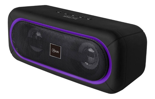 Parlante Portátil Bluetooth Extrem Bass Tws Mlab - Negro