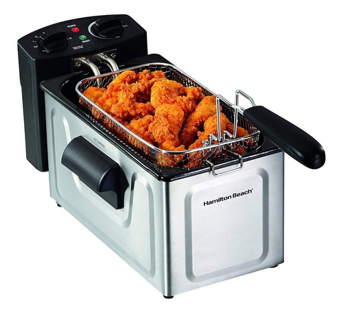 Imagen 1 de 3 de Freidora Hamilton Beach Temperatura Ajustable 35200