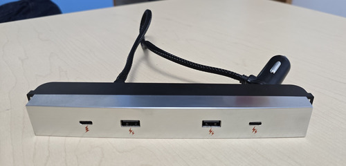 Estación Hub Usb Para Tesla Model 3 Highland 2024 65w