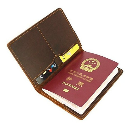 Cubierta Para Pasaporte - Leather Passport Holder Cover Fund