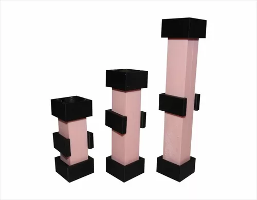 Combo X6 Moldes Para Velas Rectas Surtidos. Estilo Santería