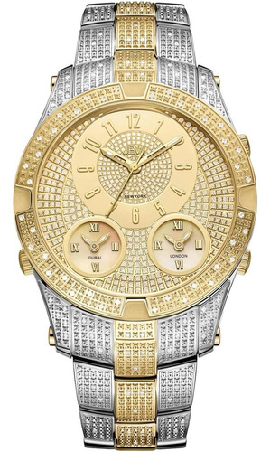 Jbw Luxury Men's Jet Setter Iii 1.18 Ctw Diamond Wrist Watch