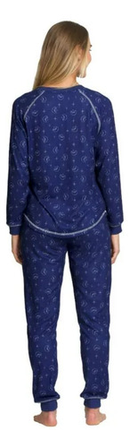 Pijama Para Dama Peanuts Snoopy Talla G Azul Marino
