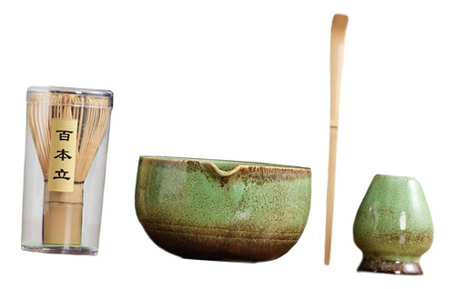 4x Accesorios De Té Japonés Matcha Para Preparar Y El