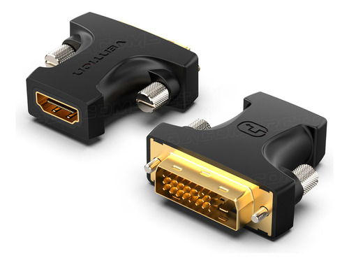 Adaptador Plug Hdmi Para Dvi (24+1) 1080p 60hz Bidirecional