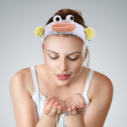 Diadema Para Lavar La Cara, Diadema De Felpa Para Spa, Diade