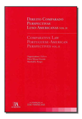 Direito Comparado Perspectivas Luso-americanas - Vol. Ii, De Vicente, Dario E Breger, Marshall. Editora Almedina Em Português