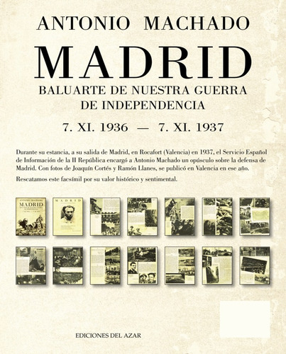 Livro - Madrid, Baluarte De Nuestra Guerra De Independencia