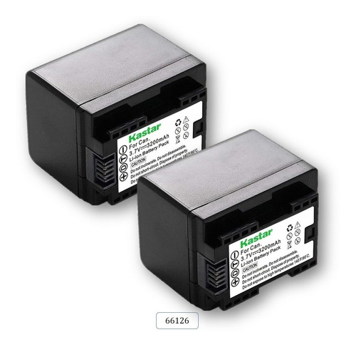 Imagen 1 de 3 de (2) Baterias Mod. 66126 Para Can0n Vixia Hf R80