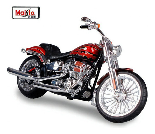 Moto Maisto Harley Davidson 2014 Cvo Breakout 1:12 Ofert! Color Naranja