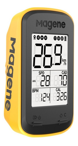 Imagen 8 de 9 de Ciclocomputador Gps Magene C206 Pro Para Bicicletas Strava