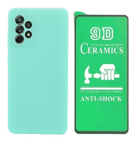 Funda Estuche Silicone Case + Cerámico Para Samsung A52s