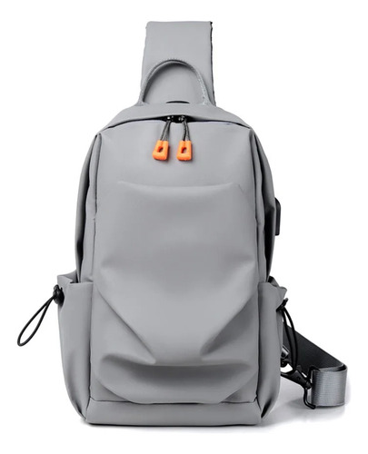 Bolso Pechera Bandolera Hombre Impermeable Usb Alta Calidad