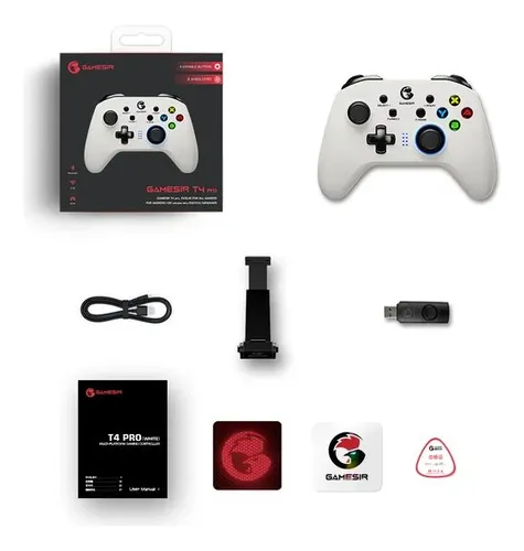 Mando A Distancia Gamesir T4 Pro For Pc, Color Blanco