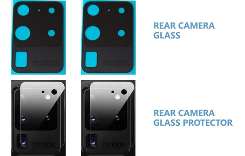 Repuesto Camara Trasera+ Prot. Samsung Galaxy S20 Ultra