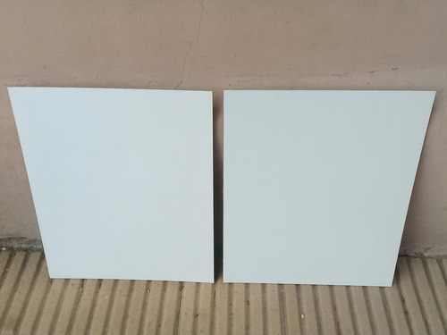 Lote De 2 Cortes De Fibroplus Blanco 3 Mm Medidas 33,7x40 Cm