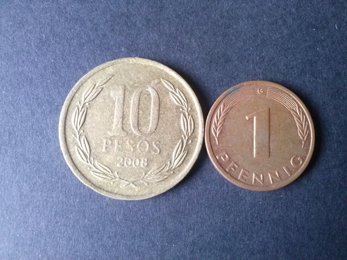 Moneda Alemania Federal 1 Pfenning 1978 Ceca G Bronce (c28)