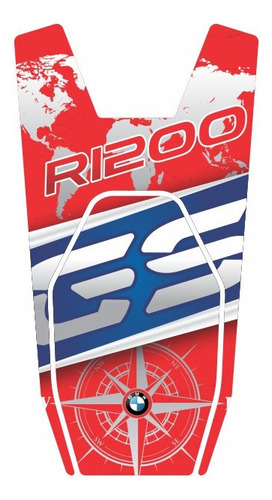 Adesivo Compatível Com Tanque Bmw R1200 Gs Resinado Res52 Cor Adesivo Emblema Gráfico Tanque R 1200gs