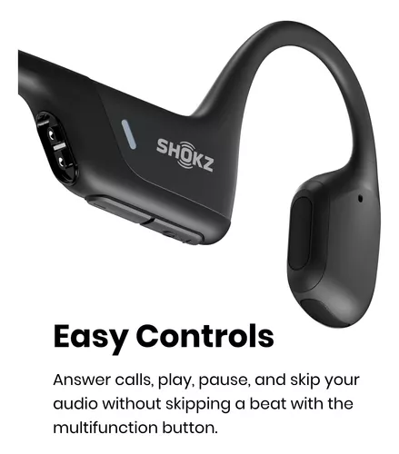  SHOKZ OpenRun Pro - Auriculares deportivos Bluetooth de conducción  ósea de oreja abierta, resistentes al sudor, para entrenamientos y correr,  con base profunda de alta calidad, micrófono integrado, : Electrónica