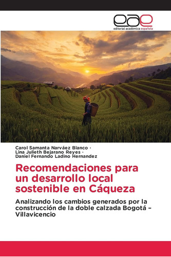 Libro: Recomendaciones Para Un Desarrollo Local Sostenible E