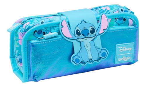 Kit Escolar Mochila Lonchera Lapicera Lilo Y Stitch/smiggle Azul Acero