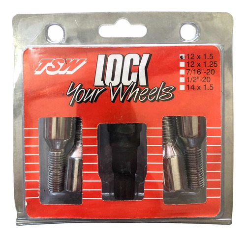 Imagen 3 de 3 de Bulones Tuercas Anitirrobo Kangoo Duster Logan Clio Sandero