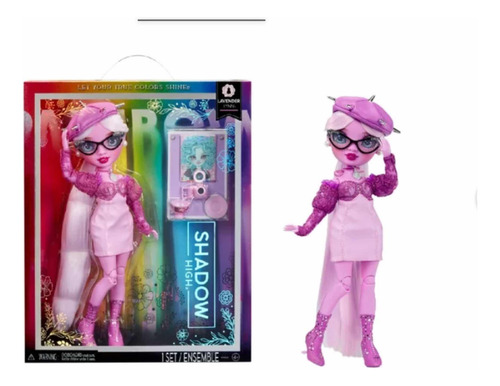 Rainbow High Muñeca Shadow Lavender Lynn Fashion