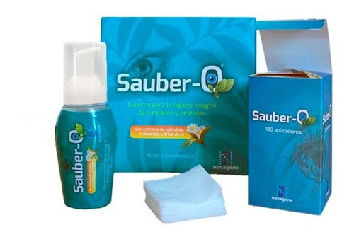 Espuma Sauber® Párpados Y Pestañas 80ml + 100 Aplicadores