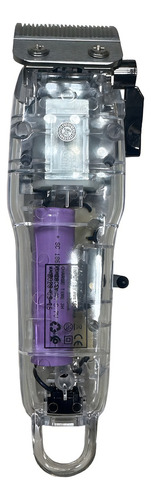 Máquina Profissional Kemei KM-NG208 Clipper Cabelo Transparente 110V/220V