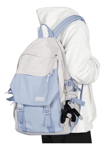 Bonita Mochila Impermeable Para Portátil, Escuela, Estilo Vi