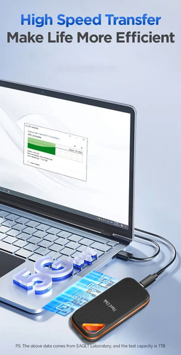 Disco Externo Mijia E81 Ssd Portátil De 2tb Negro