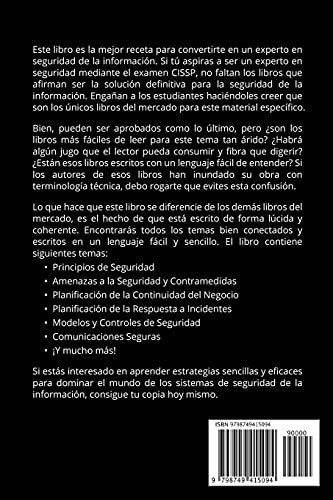Cissp Estrategias Simples Y Eficaces Para Dominar L, De Schmidt, Walker. Editorial Independently Published En Español