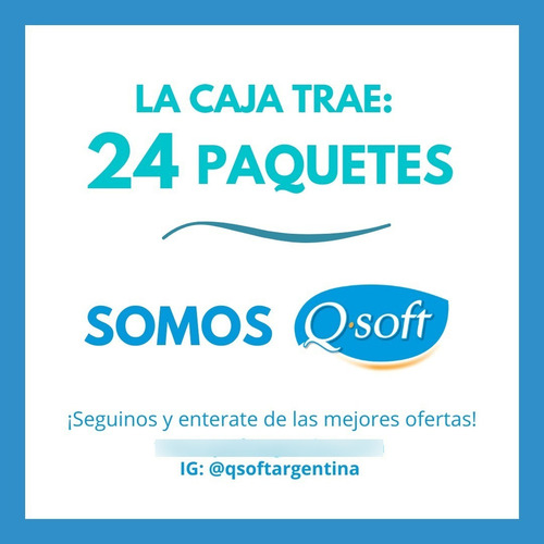 Imagen 3 de 7 de Toallitas Húmedas Q-soft Aloe Vera Doypack (24 Paquetes)
