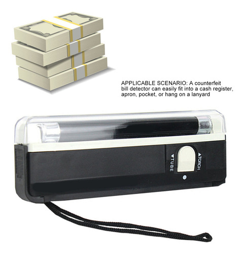 Probador De Billetes Uv Money Checker Light, Portátil, Falsi