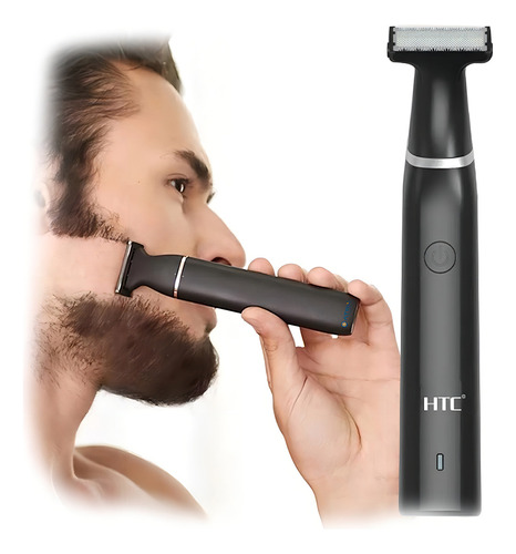 Barbeador sem fio recarregável Htc Heads Gt266 Atrix®, cor preta
