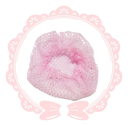Rede Coque Telinha Kit 100 Unidades Cor Rosa