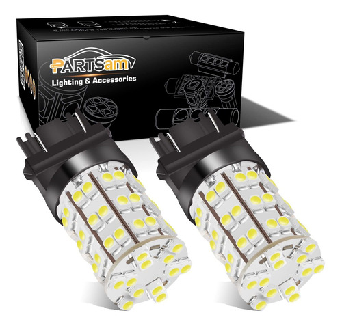 Luz Apoyo Reversa Xenon Partsam Circulacion Diurna Drl Led