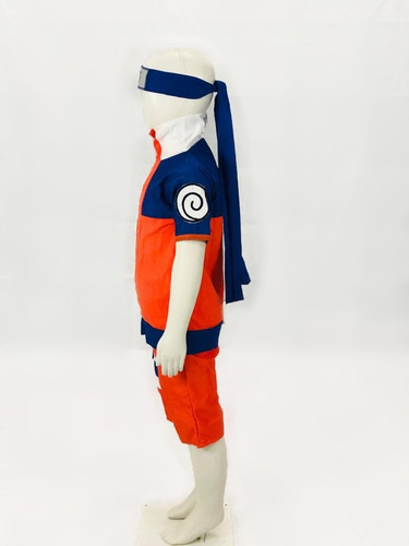 Fantasia Naruto Cosplay Infantil Verão Carnaval