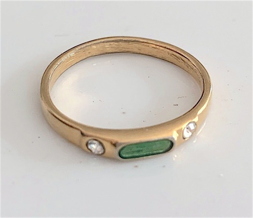 Anillo Fantasía Con Piedra  Y Strass 1,5  Diámetro