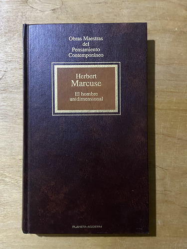 El Hombre Unidimensional - Marcuse, Herbert (2cf) (Usado)