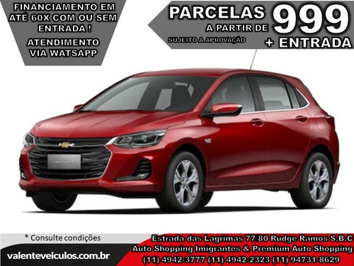 Chevrolet Onix 1.0 (flex) 2021 *todas As Cores*