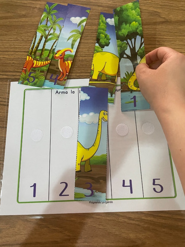 Imagen 4 de 8 de Aprende Jugando Con Los Dinosaurios Letras/números Didactico
