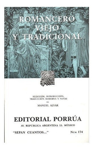 Romancero Viejo Y Tradicional Autor Manuel Alvar Porrua
