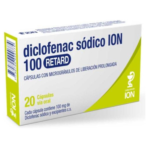 Diclofenac Ion Retard 100mg 20 Capsula