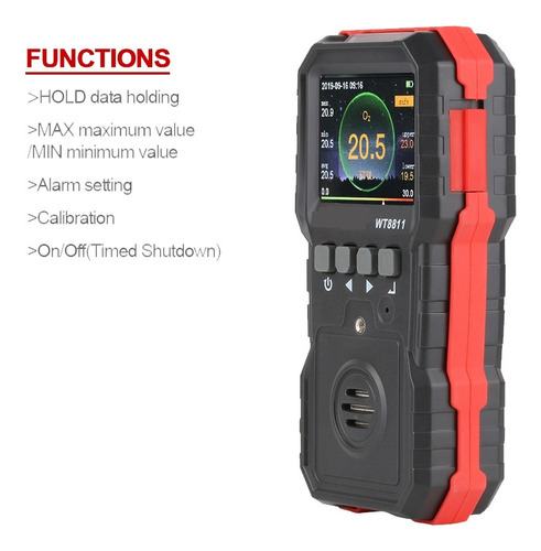 4 En 1 Detector De Gas Monitor De Calidad Del Aire/sensor