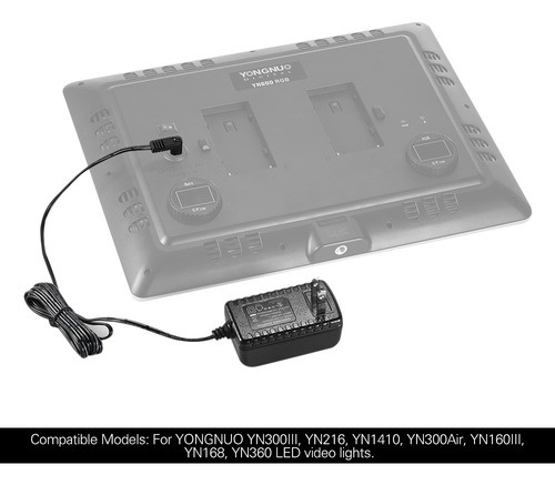 Adaptador De Corriente Yn360 Adaptador Yongnuo Estándar Led