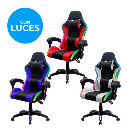 Silla Sillon Pro Gamer Rgb Playstation Xbox Gaming Pc